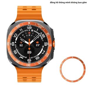 Vỏ Bảo Vệ Kim Loại Samsung Galaxy Watch Ultra 47mm - Khung Viền Kim Loại Không Gỉ Phụ Kiện Nâng Cấp Vẻ Ngoài Cho Đồng Hồ