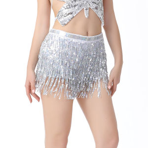 Colorful Belly Dance Accessories Women Belly Dance Hip Scarf Tassel Sequins Belt Girls Belly Dance Belt Dancing Waist Accessory