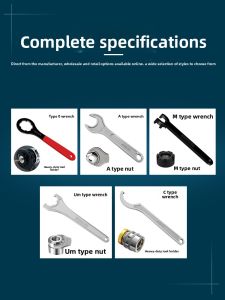 Hardened Type CNC ER Wrench a Type M Type UM Handle Wrench ER8 11 16 20 25 32 Nut Wrench Hand Tool Handheld Device