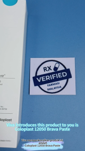 Brava Coloplast Paste 12050 60g Ostomy care Stoma Tampalan Tiub Sting Free