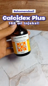 CALCIDEX PLUS 100ML SANBE - Obat Sapi Kambing Lumpuh Ampuh Atasi Defisiensi Kalsium Magnesium Hewan