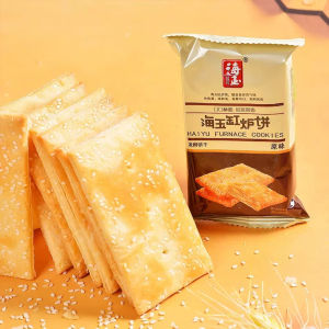 Original Flavor Sesame Thin Crispy Biscuit Multi-Layer Cylindrical Oven-Baked Snack Sweet Taste Specialty from Shanxi Province