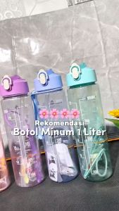 FOREVER - Botol Viral Bening  Kapasitas 900ML Free Stiker 2D & 3D Bottle Anak Kualitas Terbaik-1036
