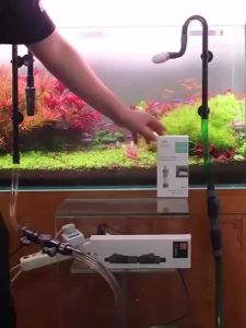 Qanvee CO2 Diffuser Atomizer System Plant Aquarium Fish Tank Reactor Shrimp Turtle Kit Accessories Akvarium Sprayer Cylinder