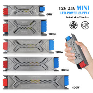 AC 100-250V To DC 12V 24V LED Power Supply 60W 100W 200W 300W 400W Lighting Transformers For LED Strip Lights
