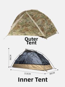 Free Soldier | Lightweight Single-person Outdoor Camping Tent Emergency Shelter