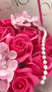 10 LEMBAR Kertas Buket Bunga Lines 45cm X 30cm Matte Solid Flower Wrapping Cellophane Paper KB67