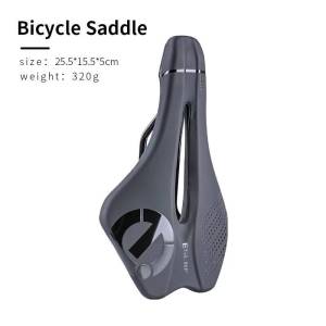 ESLNF Universal Hollow Bike Saddle Comfort Shock-Absorbing Bicycle Seat Cushion Non-Slip Wear-Resistant for MTB Road Cycling
