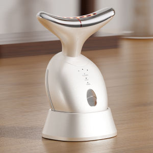 เครื่องนวดหน้าและลำคอ: การบำบัดด้วยแสงสีแดงสำหรับผู้หญิง อุปกรณ์ยกกระชับผิวเพื่อความงาม เครื่องมือปรับรูปหน้า LED 7-in-1 เหมาะสำหรับ