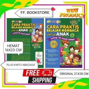 Buku Cara Praktis Belajar Membaca Untuk Anak 4-6 Tahun (ABACAGA) foulcolour 16x23 cm