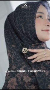 [ Nitaranz ] Umama Texlascarves Box Voal Digital Square Print Motif Premium Free Signature Brooch Terbaru [ PART 2 ]