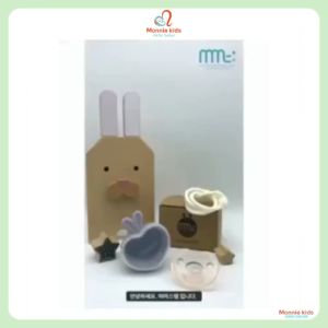 Ti giả cho bé Bunny Chuchu Mamas Tem 0-18m núm ty giả chỉnh nha silicon - Monnie Kids