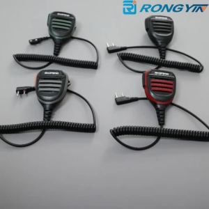 Quansheng UV-K6 PTT Waterproof UV-K5 Walkie Talkie Speaker Radio Microphone Keenwood 2-Pin Type Handheld Mic For UV-5R UV82 UV16