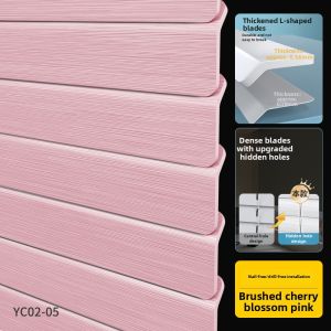 Privacy L-Shaped PVC Drilling-Free Curtain