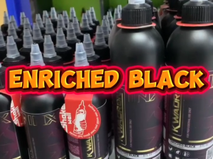 Tattoo Ink KWADRON INX Enriched Black ดำเข้ม เข้มสม่ำเสมอ ศิลปะบนผิวกาย