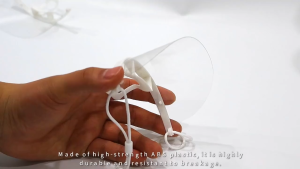 10PCS Spit Guard Sanitary Food Preparation Mask | Transparent Face Shield Disposable