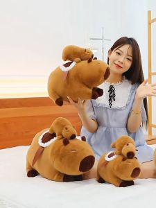 Capybara Mom-Kid Soft Toy