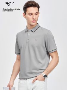 SEPTWOLVES | Antibacterial Silk Polo Shirt Short Sleeve