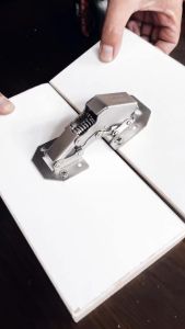 Bản lề thủy lực giảm chấn tủ đồ nội thất lò xo  không cần khoan lỗ