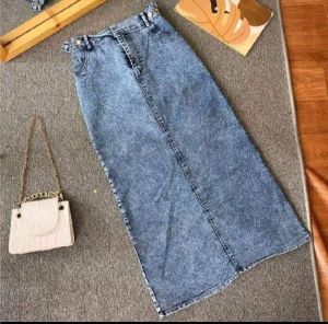 Highwaist Rok Jeans Rok Jeans Street Theana