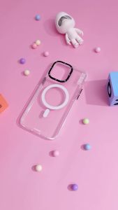 [ของแท้Youngkit] Crystal Shield Series เคสกันกระแทก เคสชาร์จไร้สาย เคสใส เคสสำหรับ iPhone 15 Pro/15PM/16Pro/16PM