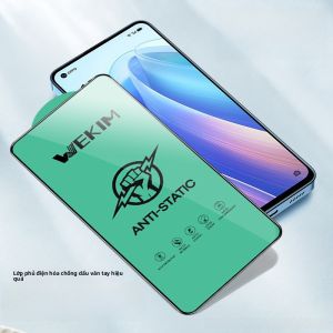 HENYOU | Miếng dán màn hình điện thoại bằng kính cường lực chống ánh sáng xanh toàn bộ màn hình cho Oppo A92S A91 A83 A79 A72 A73 A11X A9X A8