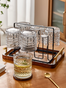 Baroquehouse | Relief Design Heat Resistant Water Glass Set