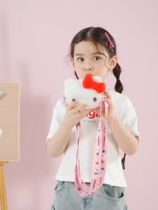 🔥การ์ตูนน่ารัก🔥 Sanrio Kuromi หนักหัวซิลิโคนกระเป๋าที่มีเชือกเส้นเล็กสลิงกระเป๋าสะพายข้างสําหรับเด็ก  ใส่เหรียญได้ ขนาดเล็ก อเนกประสงค์ สําหรับเด็ก#ผลิตภัณฑ์ยอดนิยม