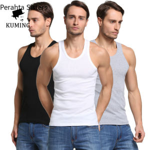 Mens 1 PCS Sleeveless T-shirt 100% Cotton Fitness Tank Top Gym Tight Casual Underwear Summer