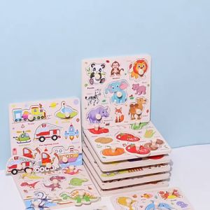 LAKOE Puzzle Kayu Mainan Edukasi Anak & Montessori Toys Jigsaw Puzzle Wooden Toys