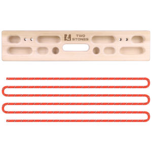 Portable Rock Climbing Fingerboard Training Board with Edges And Pockets - Lightweight Climbing Hangboard for Fitness And Exerci