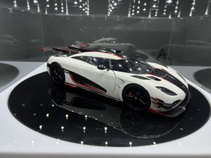 1:18 Car Model Rotate Acrylic Dust Cover Display Box AutoArt CMC BBR