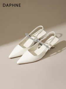 Daphne | Pointy-toe Stiletto Elegantly Designed Non-tiring Crystal Sandals