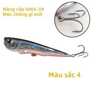 Mồi Câu Nổi Mặt Nước Castfanatic JS90 12g Mồi Giả Cứng Dạng Popper Dành Cho Câu Cá Hồi Phụ Kiện Câu Cá Biển Sông Hồ Đài Thủy Ao.