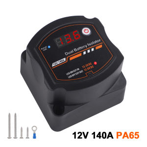 New Smart Dual Battery Isolator 12V 140A Waterproof Digital Voltage Sensitive Relay VSR Switch For Car RV Camper UTV Boat Marine