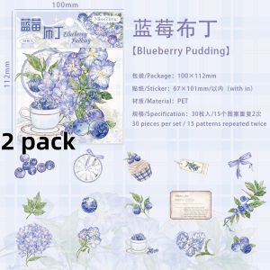 Creative Fruit Tea Party Sticker Pack Fresh & Cute for DIY Journaling Scrapbooking & Handmade Decor Supplies 30sheets