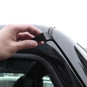 Bộ Phụ Kiện Trang Trí Xe Hơi ABS Ống Dẫn Nước Mưa Cứng Chống Gỉ Có Lỗ Khóa Dành Cho Xe Jeep Wrangler JL Sahara Rubicon 2018-2023