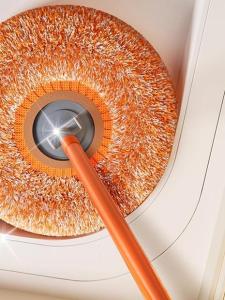 Sunflower Duster Mop Extendable Rod Wall Cleaning Static Electricity Free Dusting Sweeping Manual Home Cleaning Tool