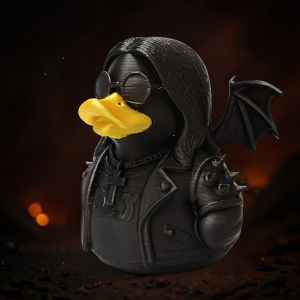 A duck ornament with rock elements is creatively designed to create a personalized spacewhich is suitable for home decoration