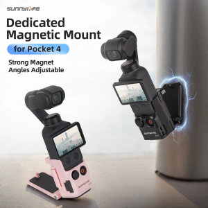 Magnetic Bracket For DJI OSMO Pocket 4 Adjustable Holder Base Quick-Installation V-log Tabletop Accessories