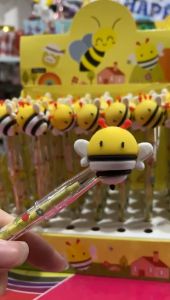[1 PCS] Pensil Anak Bensia Onde Karakter Cute Bee Lebah Lucu