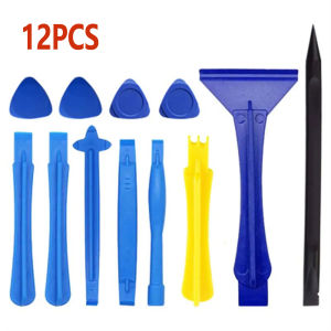 12 Pcs Mobile Phone Repair Tools Plastic Pry Bar Blade Opening Screwdriver for Screen Computer Disassemble Hand Kit