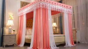 Màn khung cung điện sang chảnh 3 trong 1 (Màn+ rèm+ khung) Kích Thước Màn 1.5X2.0M Rèm Và Khung Trang Trí Nội Thất Màn Chắn Bụi Cho Phòng Ngủ Màn Đa Năng Cho Không Gian Sống - Lazada