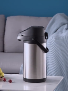 KAPPER 3L/5L Vacuum Flask Stainless Steel SUS304 Pump Server Dispenser Double Walled Vacuum Insulated Airpot Water Pot 全不锈钢保温瓶