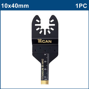 XCAN 1/5/10pcs Titanium Oscillating Saw Blades High Speed Steel Multitool Blade Multi Cutter Blade For Wood Plastic Metal