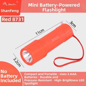 shanfeng | Portable Outdoor Flashlight 3 AA Batteries