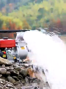 Reaim 【COD】Water Pump Bensin Pompa Self-priming 7HP Pompa Air Pertanian Daya Tinggi 2-tak Pompa Air Udara Bensin