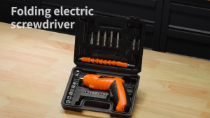 TASKTOOL 47PCS Mini Electric Screwdriver Set Cordless Power Drill USB Charging Foldable Small Electric Wrench With LED Light