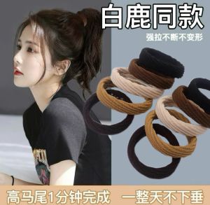 Womens Thick Hair Ties High Ponytail Elastic Hair Bands Durable Hair Rings Fashionable Hair Accessories Premium Quality