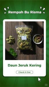 Daun Jeruk Kering Pilih Varian 1 kg / 500 gram / 100 gram